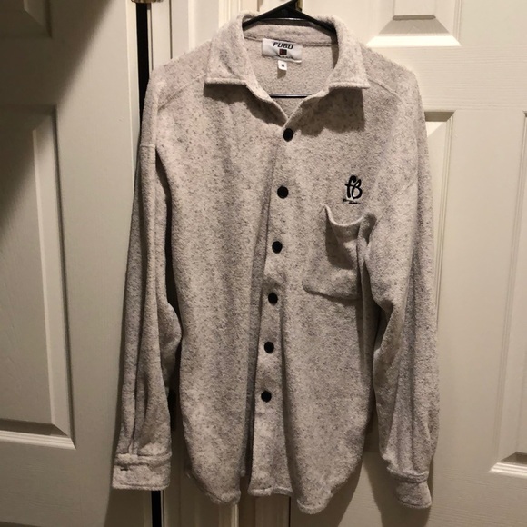 FUBU Other - Men’s Vintage Fubu fleece button up shirt size med